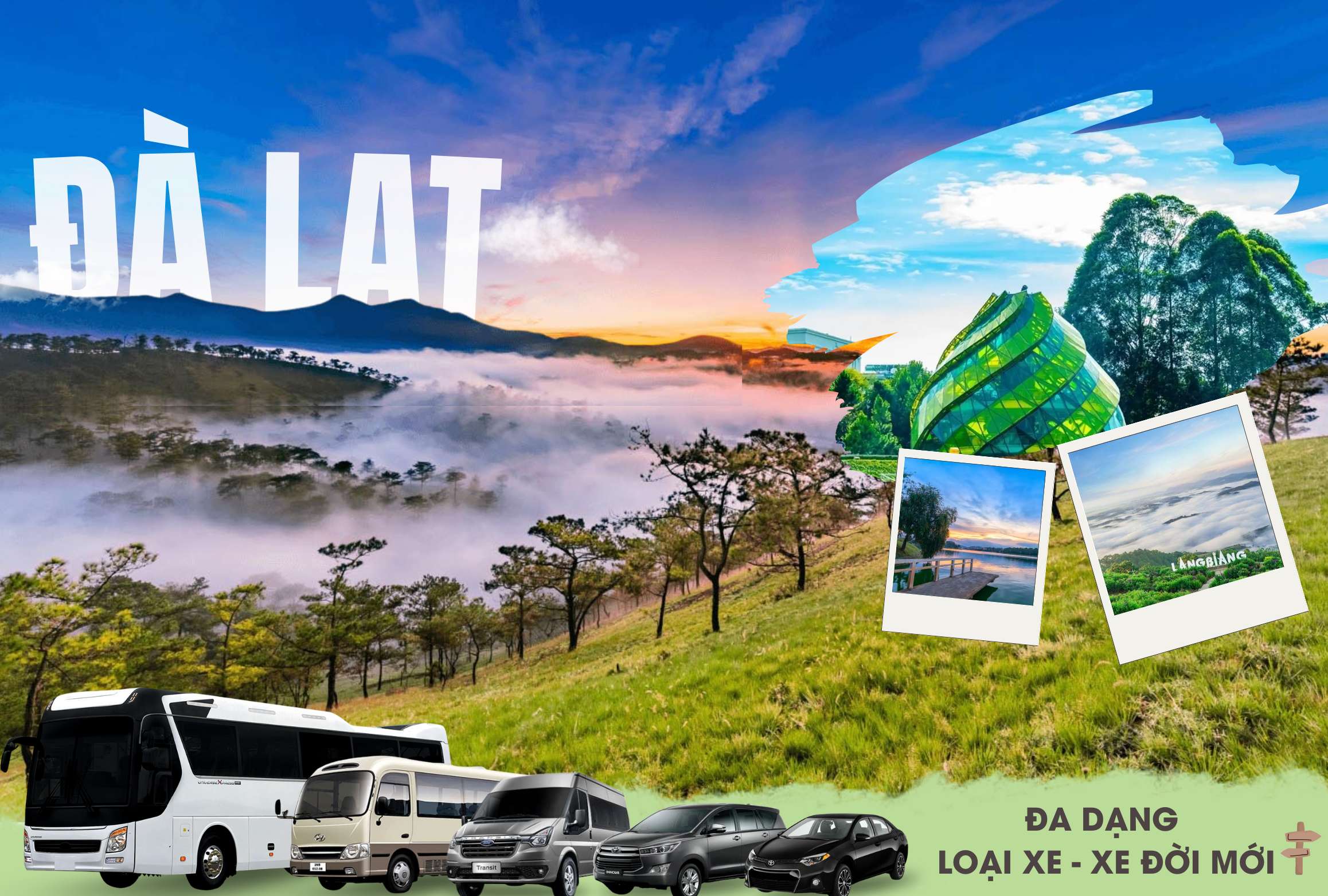Thuê xe du lịch Đà Lạt