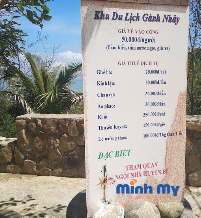 Vui chơi thoả thích tại Khu du lịch Gành Nhảy Ninh Vân