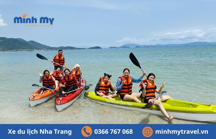 Vui chơi thoả thích tại Khu du lịch Gành Nhảy Ninh Vân