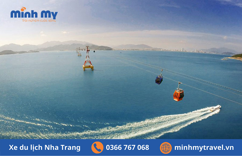 Di chuyển đến VinWonders Nha Trang bằng Cáp Treo