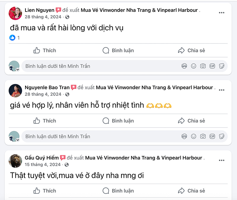 Du khách Review trải nghiệm tại VinWonders Nha Trang