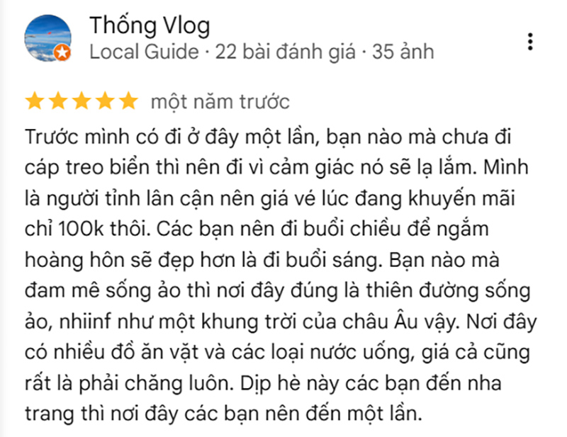 Du khách Review Vinpearl Harbour Nha Trang
