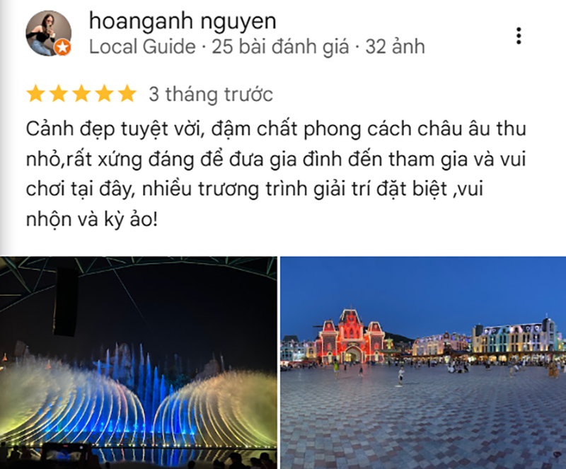 Du khách Review Vinpearl Harbour Nha Trang