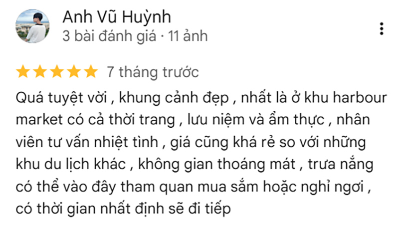 Du khách Review Vinpearl Harbour Nha Trang