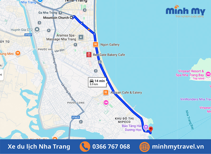 Hướng dẫn di chuyến đến bè Lặn biển Labixa