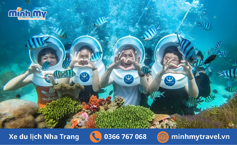 Trải nghiệm lặn san hô tại Hòn Tằm Nha Trang